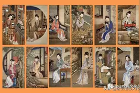 故宫藏清代名画《胤禛妃行乐图》中的美女们是雍正帝的妃嫔吗？图片