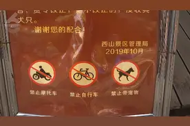 因为不能带狗上西山，阿姨怒了图片