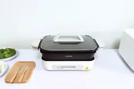 网红料理新宠，双锅盘+滑动调控设计，圈厨多功能涮烤锅真香体验图片