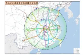 武汉铁路规划的有趣之处：绕过省会去省会图片