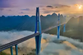 贵州平塘大桥，高度远超埃菲尔铁塔，建造难度究竟多大？图片
