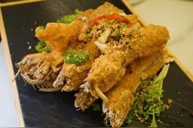 藏在厦门的正宗广东菜，椒盐富贵虾图片