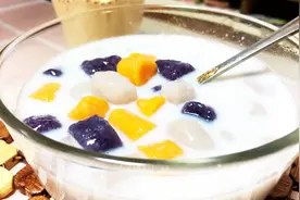 芋圆的简单做法，口感Q弹，味道不输甜品店