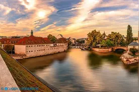 欧洲第二首都：法国斯特拉斯堡运河图片