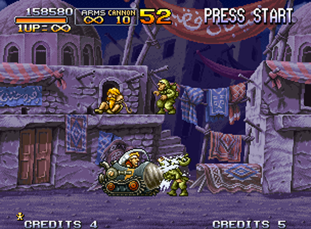 《合金弹头》1代居然还有789关，而大象和骆驼最早在2代已经出现