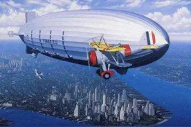 空中航母：2个足球场大，8台迈巴赫发动机，5架舰载机，航速76节图片