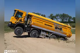 8X8全驱还是手动挡，斯堪尼亚在波兰推出的P系XT自卸，性能真暴力图片