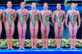 日本花泳赛服太独特！素白色打底祭字直接穿身上，还是中国红漂亮图片