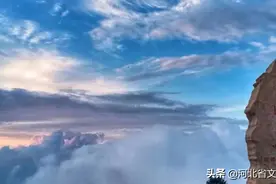 惊现天空之城！今日的驼梁，仿佛坠入缥缈仙境，令人沉醉图片