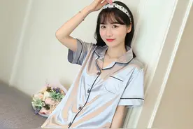 为什么贵妇不穿传统睡衣，仿真丝真丝睡衣，穿出迷人图片