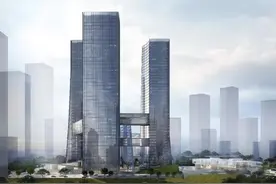 湖南卫视投资30亿，修建高度为300米大楼，面积达40万平方米图片