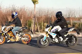 「呆子测评」最便宜的宝马摩托车G310R，骑士网摩托车测评