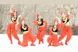 兰州莲花原创广场舞《巴郎仔》正反面新疆舞表演