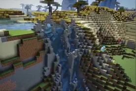 我的世界建筑大师 超清光影打造唯美瀑布