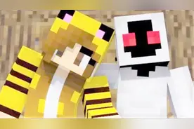 我的世界：音乐动画 花10天制作3D音乐歌词，精彩短片