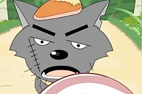 灰太狼用雨伞给小羊们催眠！