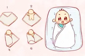 一分钟教妈妈裹襁褓技能！新手妈妈必学哦