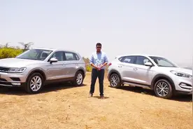 现代途胜和大众途观是不是一个级别的？放一起对比一下就知道了