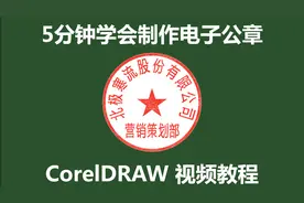 5分钟内学会制作惟妙惟肖的电子公章 办公超实用 案例视频教程视频封面