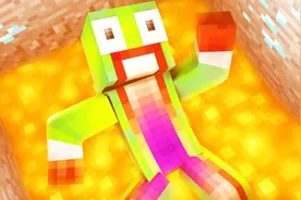 我的世界：如何制作一个简单的岩浆陷阱 新手教程