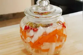 蓝田大厨的泡萝卜秘方，酸辣爽脆开胃又下饭，今天做好后天就能吃