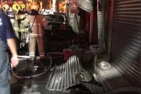 台湾一公寓凌晨爆炸：捕蚊灯抓蚊子产生火花引爆图片