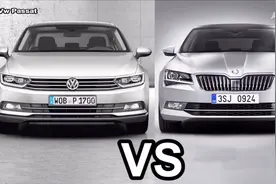 谁是最地道德系B级车？斯柯达速派对比大众迈腾，MQB平台内部德比