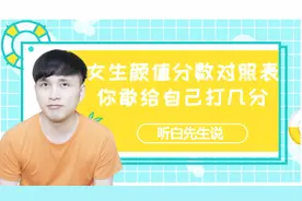 女生颜值分数表曝光，你敢给自己打几分？视频封面