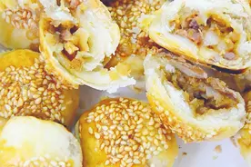 爱吃烧饼一定要收藏，非遗传承人教你棋子烧饼详细做法，看饿了