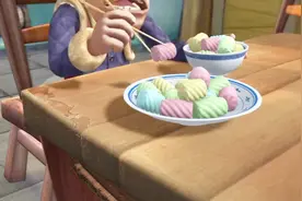 《熊出没》强哥好可怜啊！拿棉花糖当饭吃，因为他只有棉花糖了