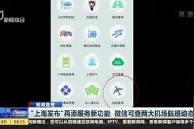 方便！“上海发布”公众号增添航班查询服务 关注能查询航班动态视频封面
