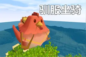 迷你世界测试服大更新 驯服飞鸡的方法，还可以当坐骑哟