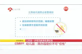 江苏省明确教育收费标准，公办幼儿园实行政府指导价视频封面
