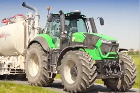 道依茨法尔9340TTV拖拉机，搭载340马力发动机，造型设计前卫视频封面