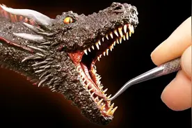 手把手教你用橡皮泥手工制作《权力的游戏》中的龙，效果逼真恐怖视频封面