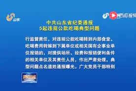 中共山东省纪委通报5起违规公款吃喝典型问题 并做出严肃处理视频封面