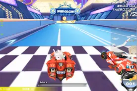 QQ飞车史上唯一一辆风火轮特效赛车超快的速度连S车都比不过我！视频封面