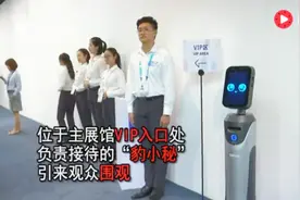 2018世界人工智能大会：名叫“豹小秘”的机器人五星级接待员视频封面