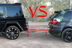 奔驰G和宝马X5M谁更强？一脚油门后才是懵圈的开始！