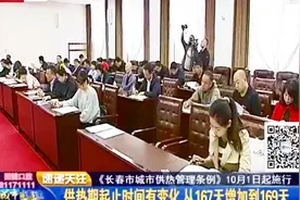 长春供热起止时间有变化，从167天增加到169天视频封面