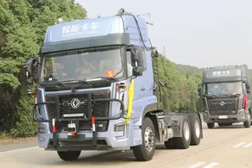 东风L4级别智能卡车路测，不需要司机任何操作就能正常行驶视频封面