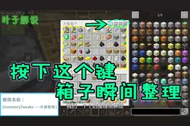 我的世界生存13：自动整理物品？这两款模组，一键整理你的箱子！