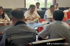 井陉矿区段利勇区长一行到河北曲寨矿峰水泥股份有限公司调研图片