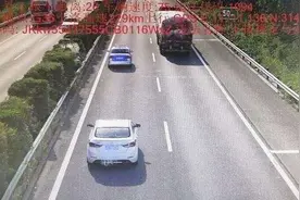 车主注意！ 宁洛高速公路蚌埠境内跟车太近将受罚图片