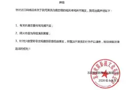 公司发声明否认白鹿恋爱，她和许凯还是CP，于正的“房子”没有塌图片