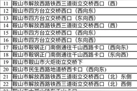 鞍山新增83处“电子警察”，其中违停抓拍18处图片