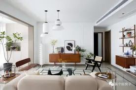 重庆妹子花30W改147㎡土气精装房，中古家具+强收纳：超美超实用图片