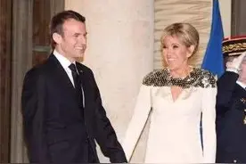 39岁法国总统马克龙与64岁妻子的奇特爱情图片