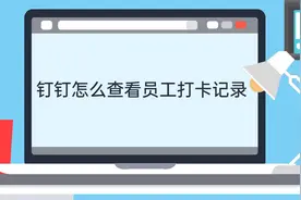 钉钉怎么查看员工打卡记录视频封面