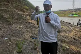 长江退水，探钓黄陂船闸！图片